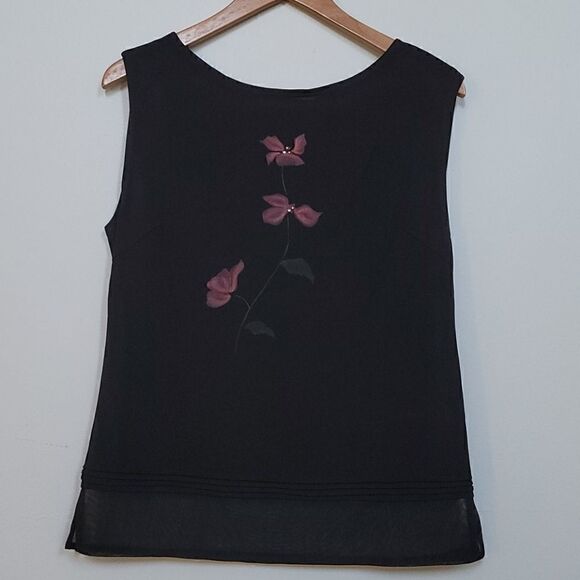 Carole Little Women's Sleeveless Top - Size 10 - Picture 1 of 6